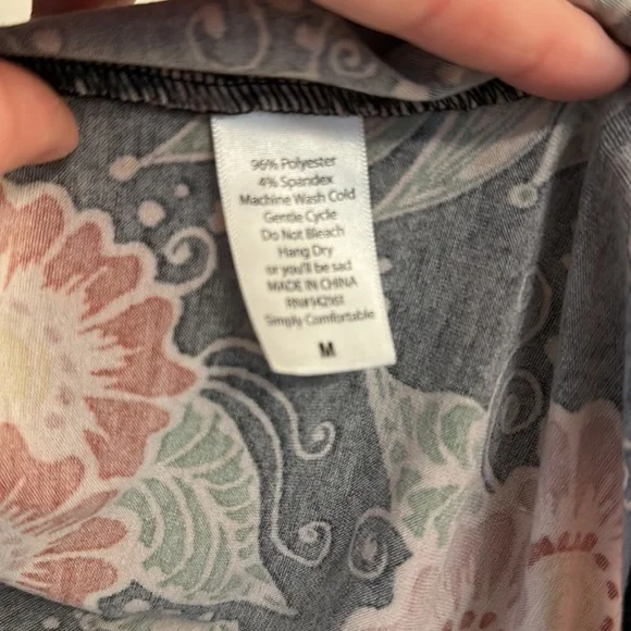 Lularoe Madison Skirt Size Medium -Floral Pattern - Picture 3 of 4